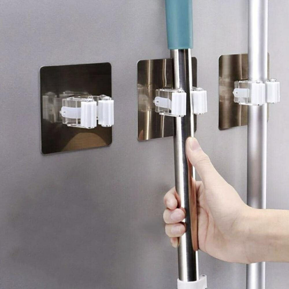 インテリアインテリア雑貨 その他 | ほうき＆モップウォールホルダー 2個セット - 収納整理用