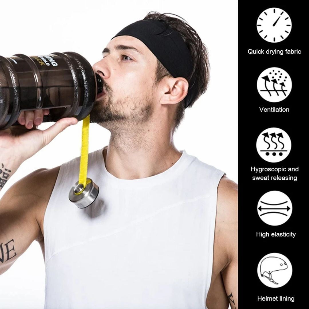 キャップ | 吸汗速乾ヘアバンド | 男女兼用 スポーツ・作業用 | 選べる3カラー