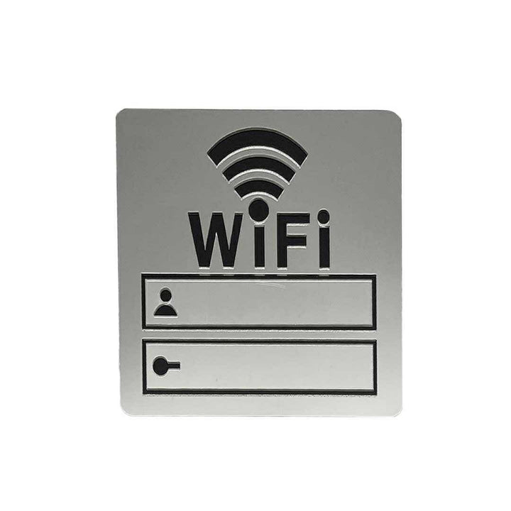 インテリア雑貨 その他 | Wi-Fiサイン アクリルミラー選択可能3カラー ドアプレート