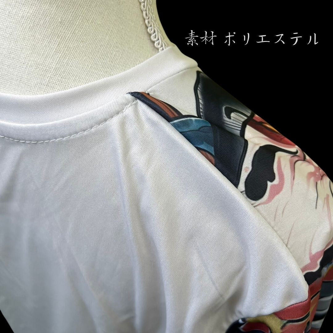 シャツ 男性 | 和柄般若半袖Tシャツ 男女兼用 ビッグシルエット