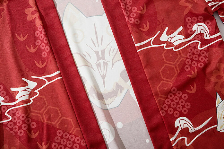 はっぴ | 夏祭り用 きつねお面と法被セット ユニセックス