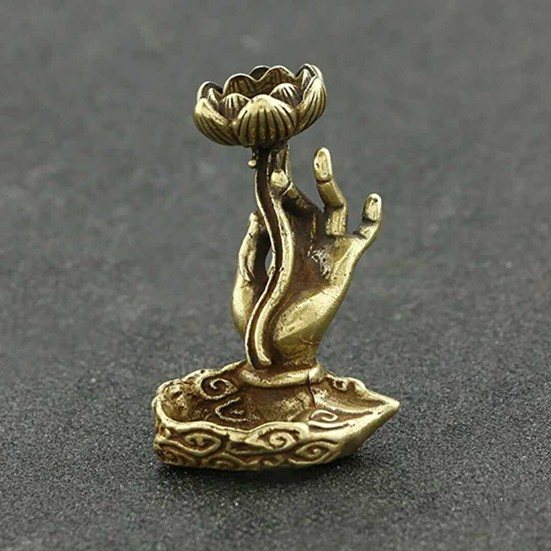 お香 グッズ | 蓮の花デザイン香炉・お香立て【風水・開運】