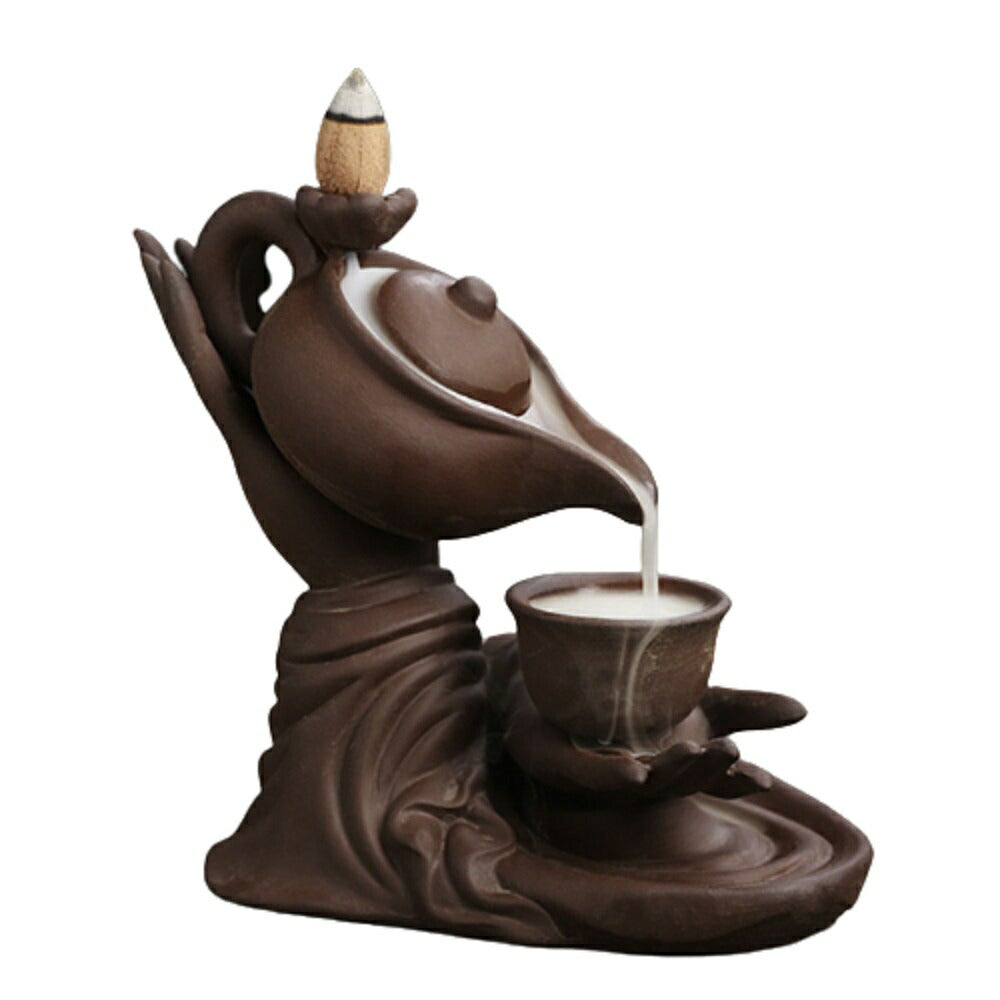 お香 | 和風モダン倒流香ティーポット型お香立て