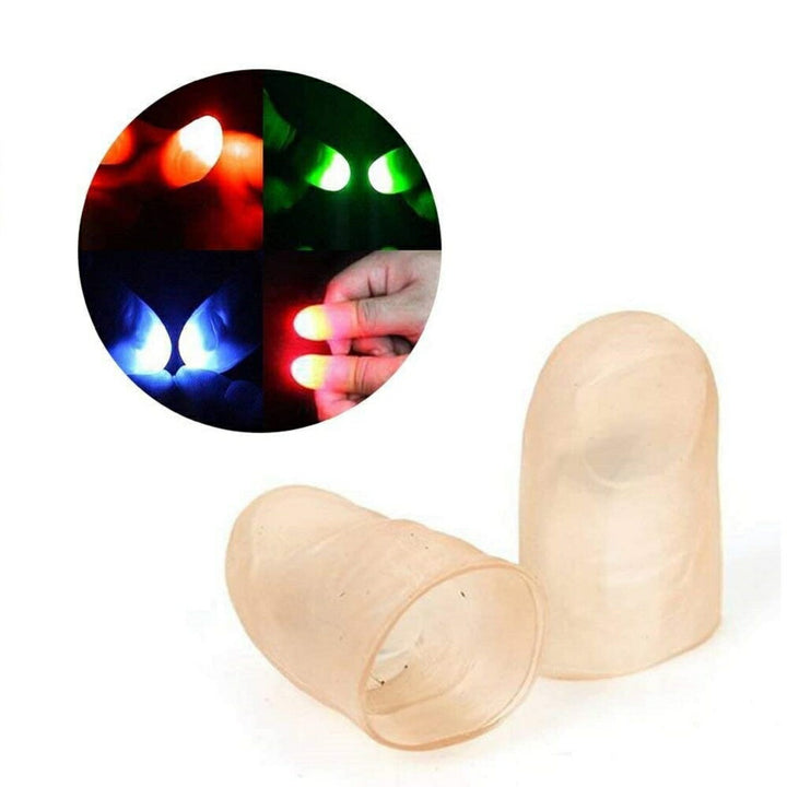 イベントグッズ | LEDフィンガーライト2本セット - 手品用光る指おもちゃ