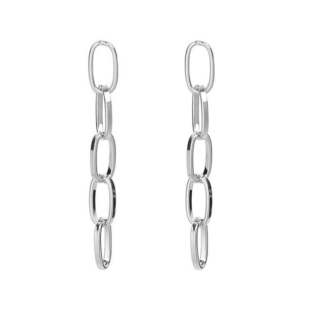 ピアス イヤーカフ | シルバーチェーンピアス ユニセックス モード系