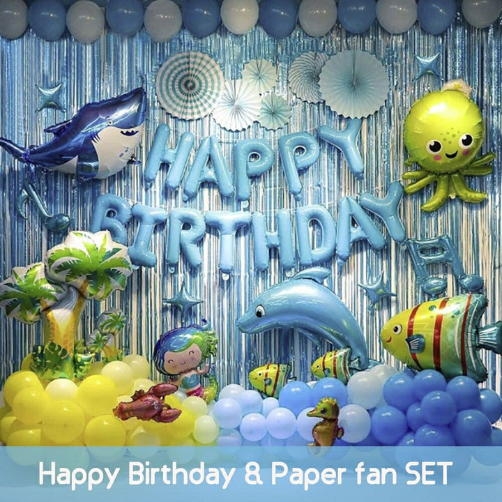 イベントグッズ | 誕生日用バルーンガーランドセット - 子供向けパーティー飾り