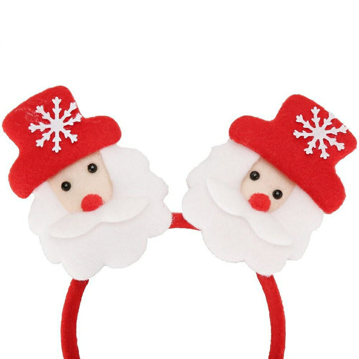 仮装 パーティーグッズ | クリスマス 光るカチューシャ サンタ・雪だるま選択可