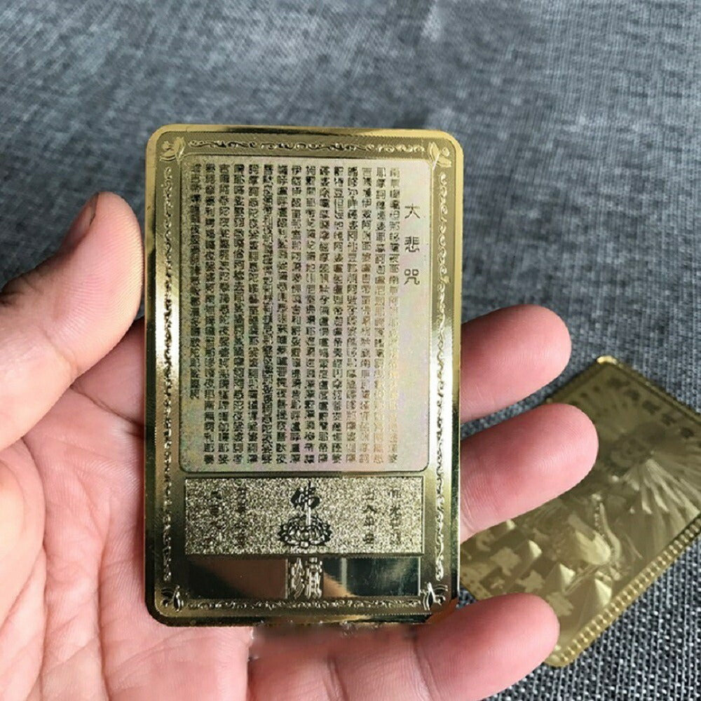 金運 開運 グッズ | 観音菩薩護身符 ゴールドカラー 開運厄除け