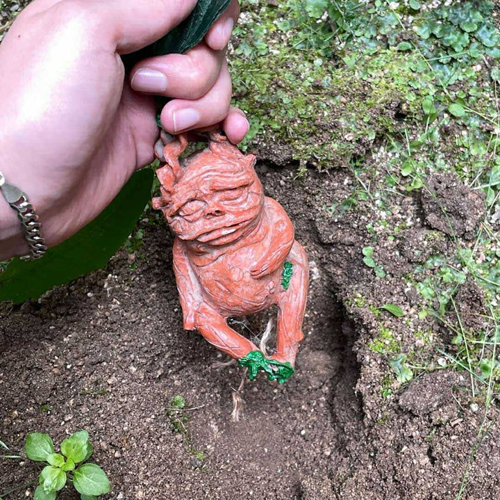 インテリア オブジェ | マンドラゴラ置物 - ホラーリアル骨飾り