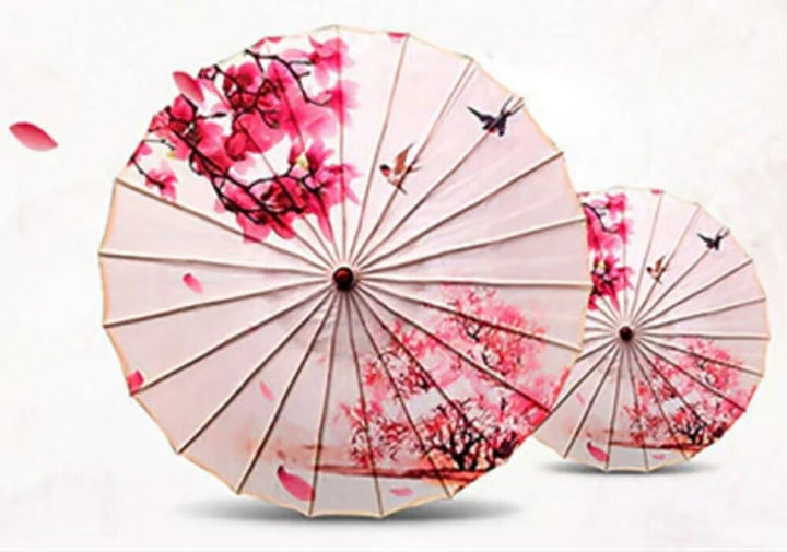 コスプレ小物 | 和風桜柄UVカット日傘
