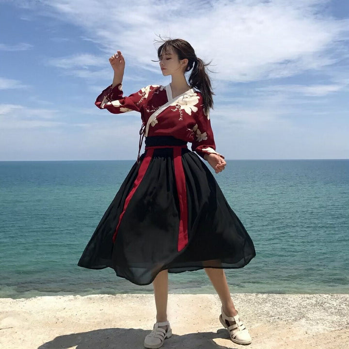 小物 その他 | ハイビスカス花柄袴セット - 卒業式・入学式向け