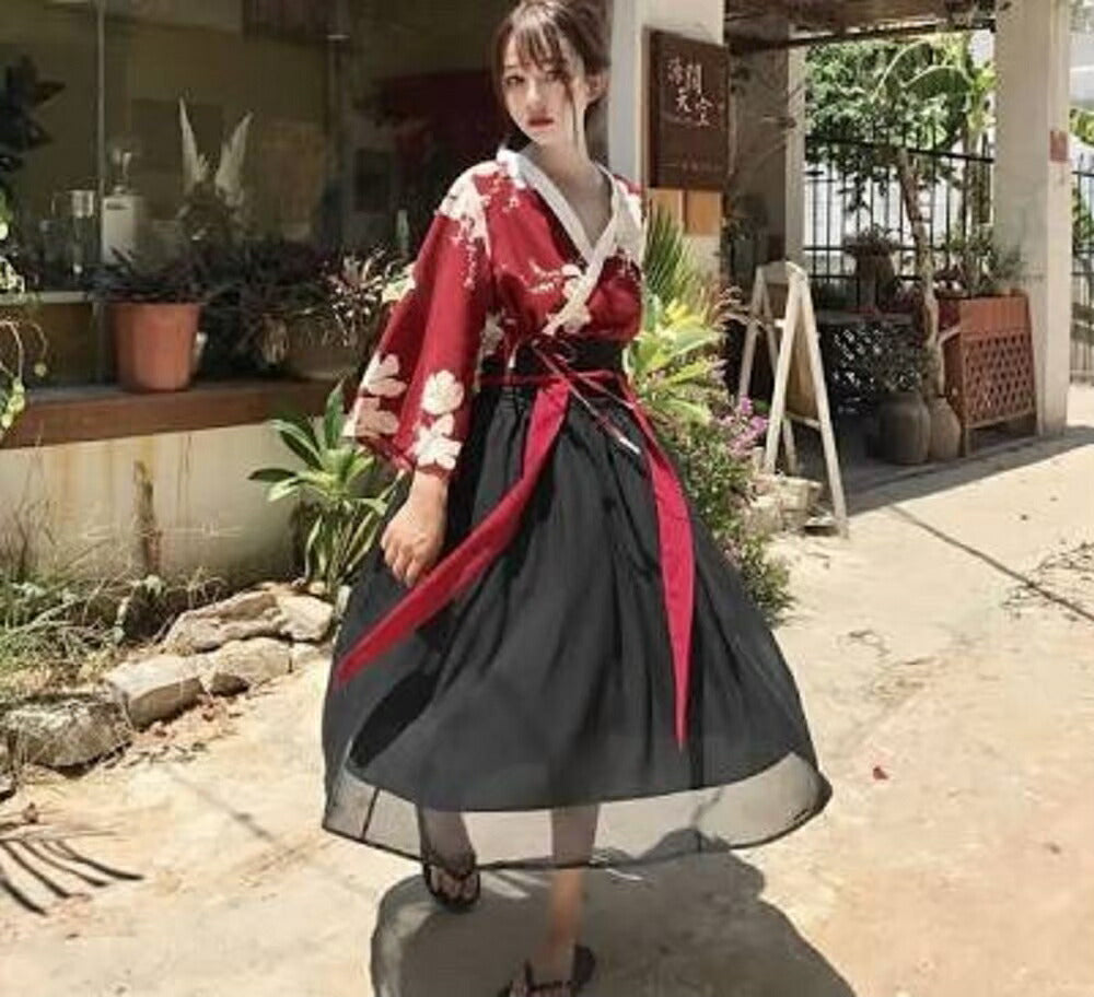 小物 その他 | ハイビスカス花柄袴セット - 卒業式・入学式向け