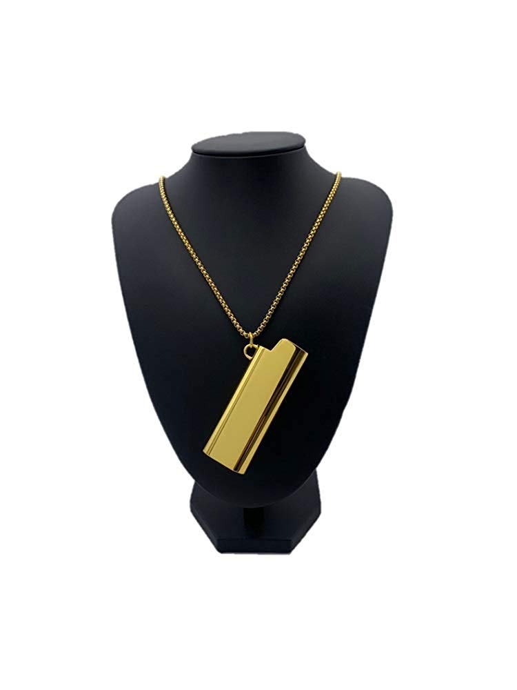 ネックレス | ライターケースネックレス ユニセックス ゴールド/シルバー