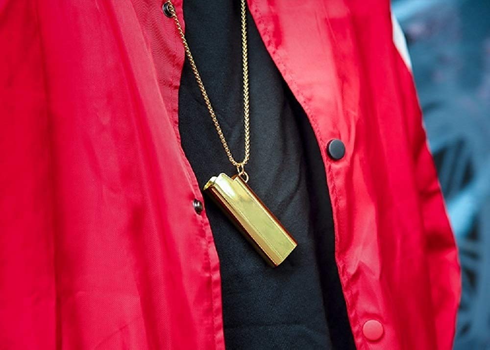 ネックレス | ライターケースネックレス ユニセックス ゴールド/シルバー