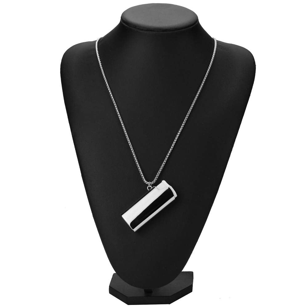 ネックレス | ライターケースネックレス ユニセックス ゴールド/シルバー