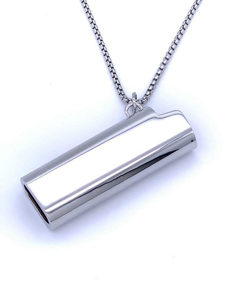 ネックレス | ライターケースネックレス ユニセックス ゴールド/シルバー