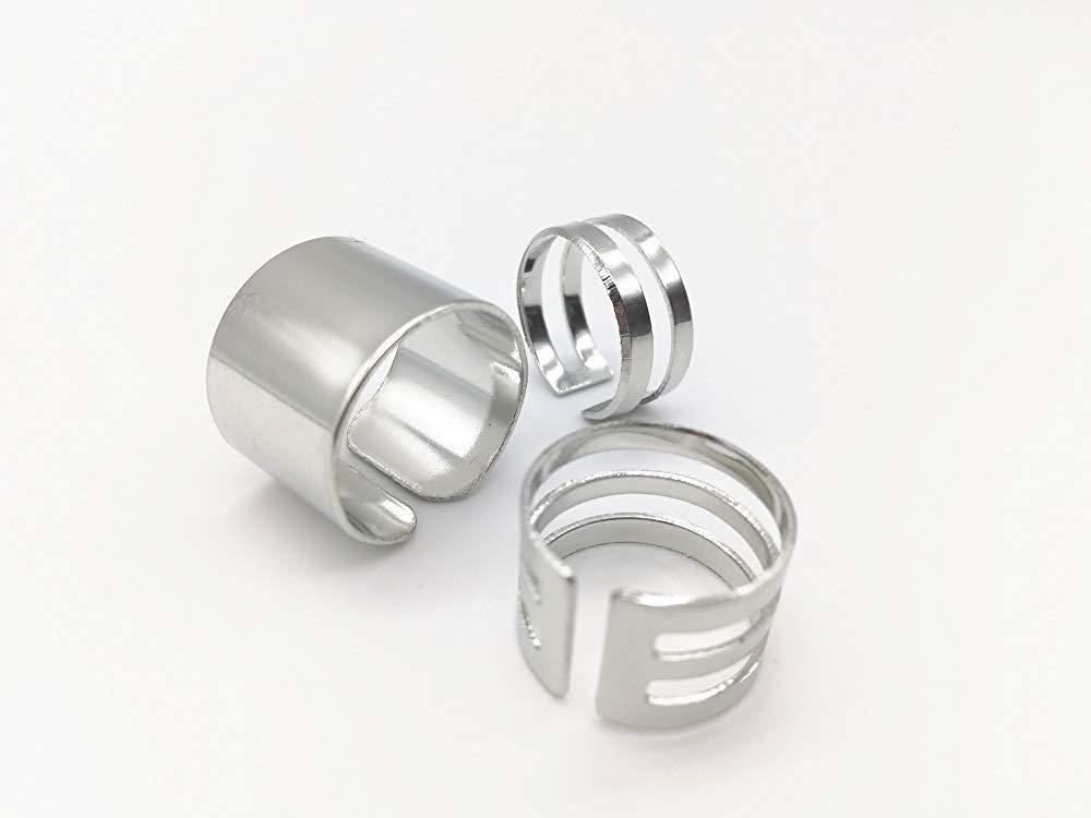 リング | 3連リングセット ユニセックス フリーサイズ