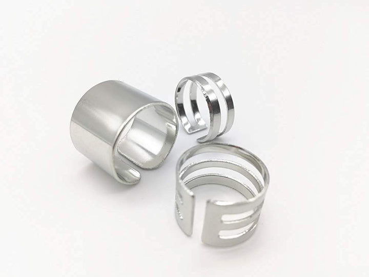 リング | 3連リングセット ユニセックス フリーサイズ