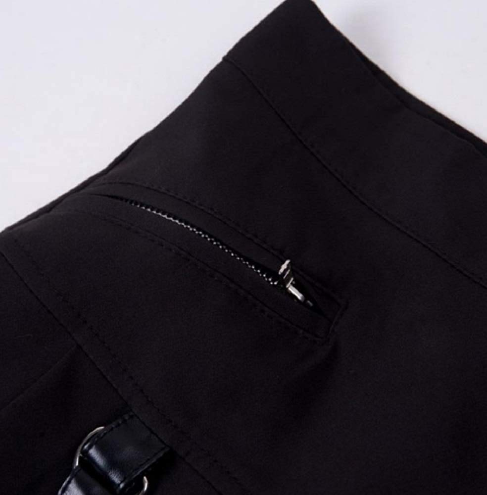 ボトムス 女性 | ゴシックスカート サスペンダー付き フリーサイズ【ブラック/レッド】