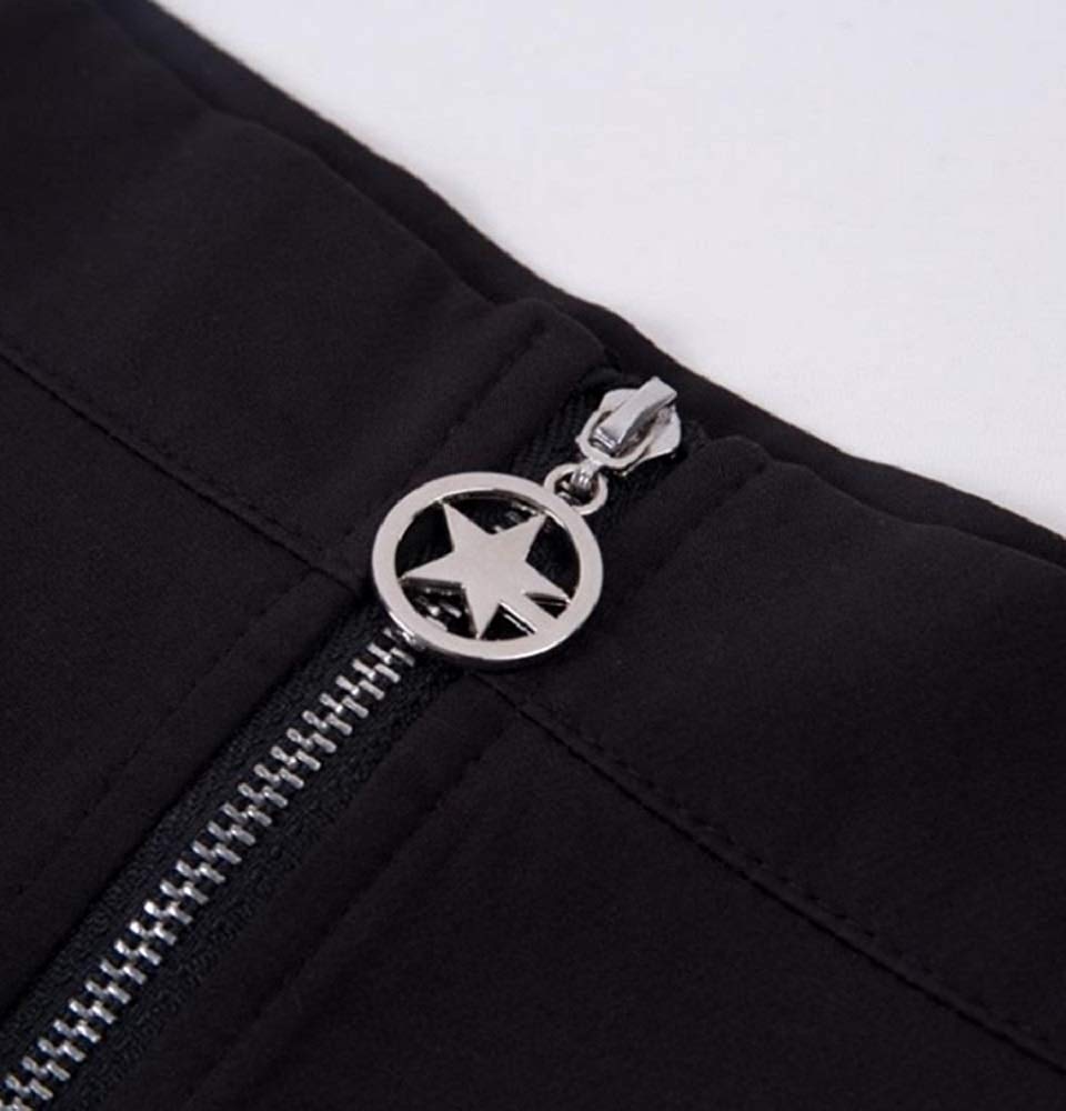 ボトムス 女性 | ゴシックスカート サスペンダー付き フリーサイズ【ブラック/レッド】