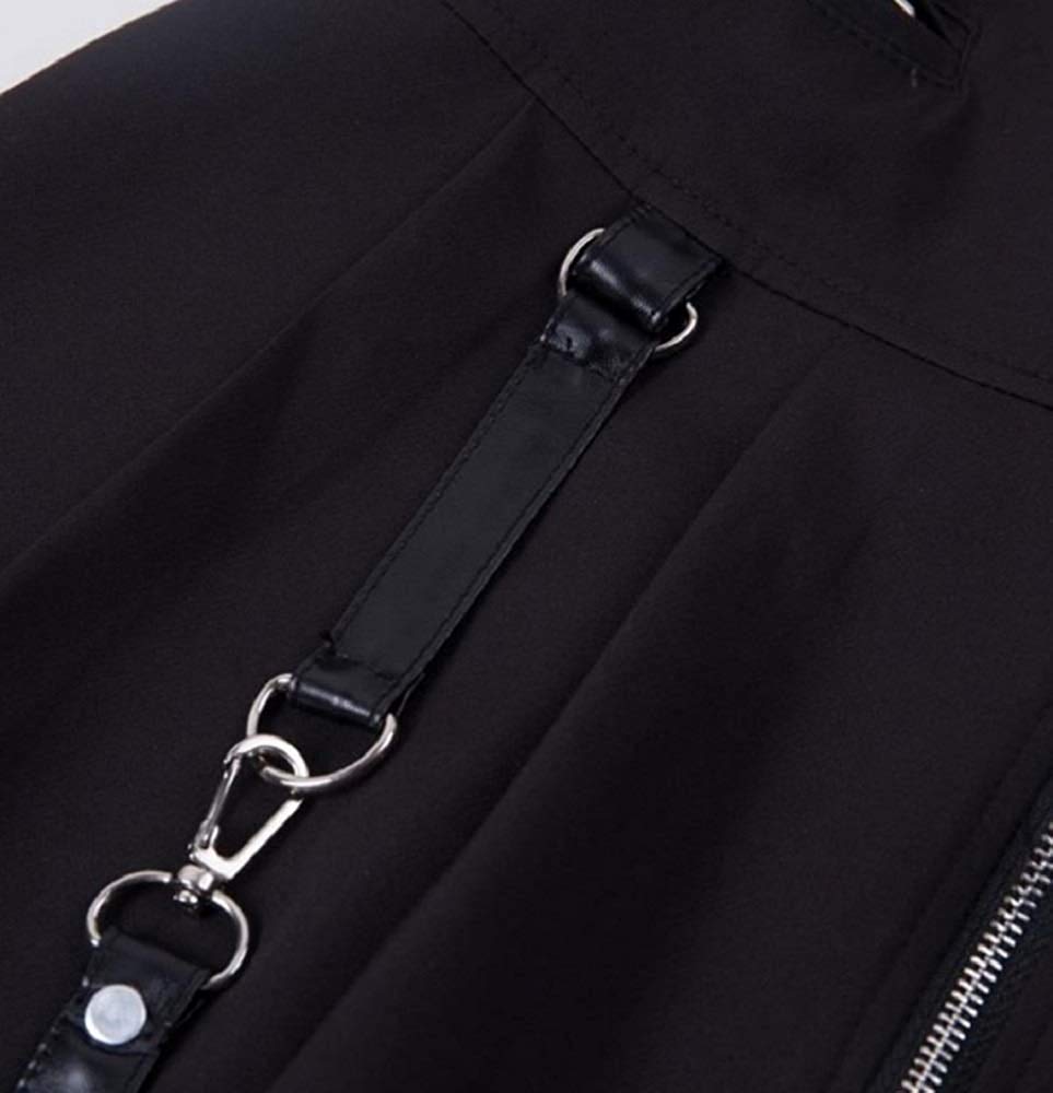 ボトムス 女性 | ゴシックスカート サスペンダー付き フリーサイズ【ブラック/レッド】