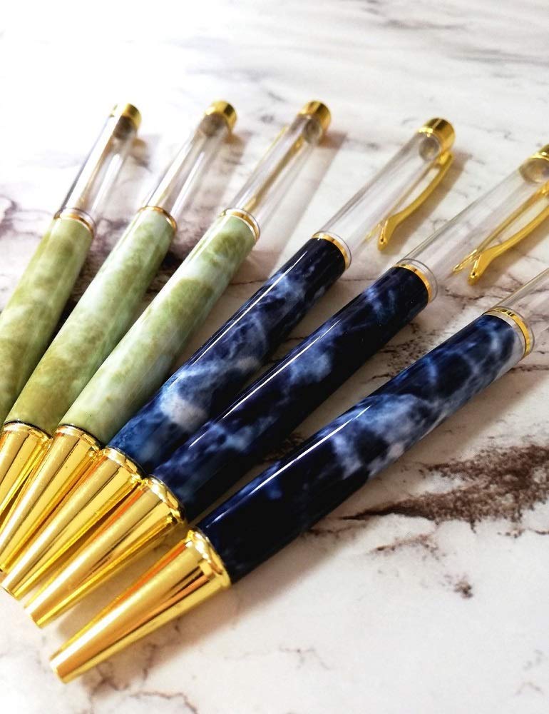 インテリア雑貨 その他 | 大理石柄ボールペン ハーバリウムキット 6本セット