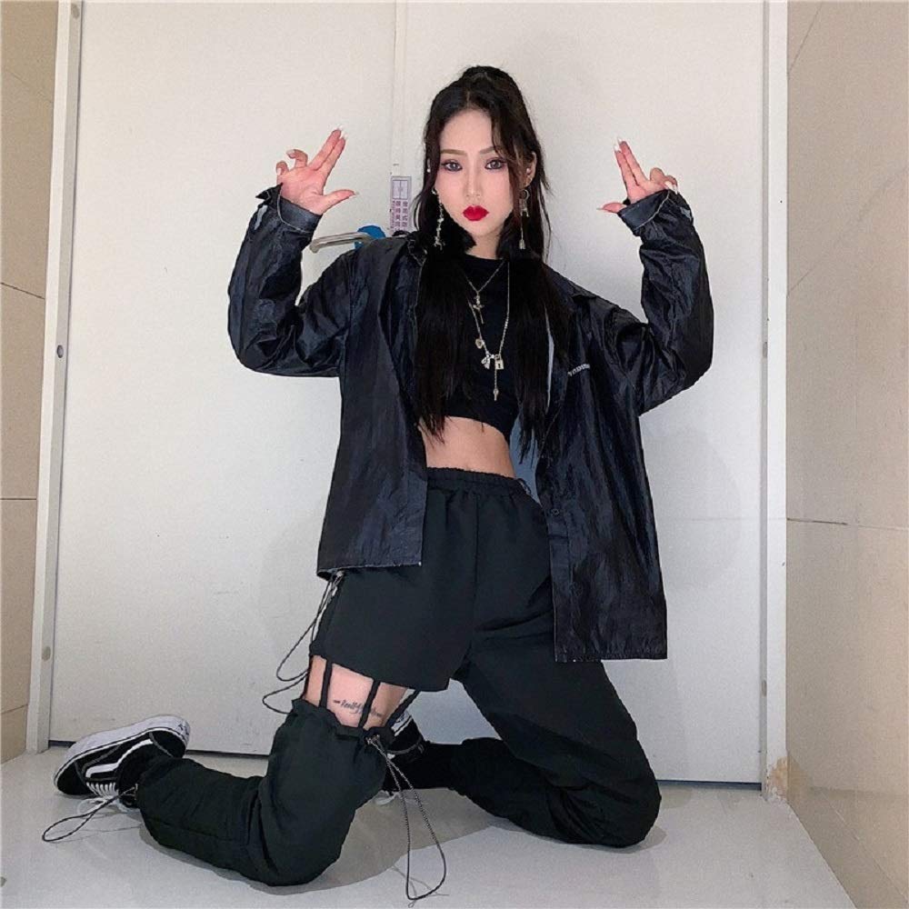 ボトムス 女性 | HIPHOPダンス衣装 ナイロンパンツ ユニセックス