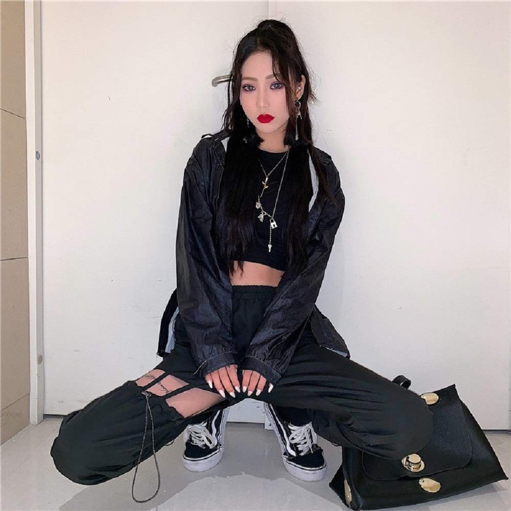 ボトムス 女性 | HIPHOPダンス衣装 ナイロンパンツ ユニセックス