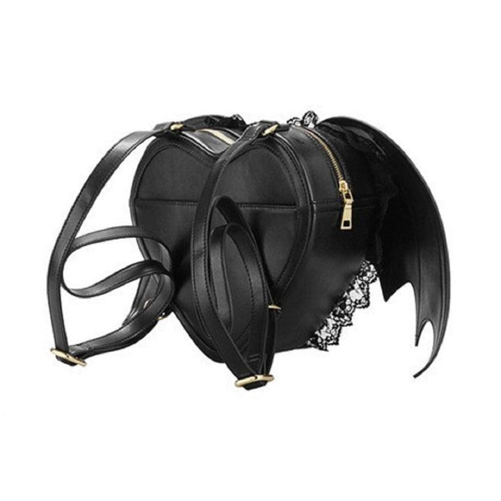 小物 その他 | ブラックレース付き悪魔羽根ミニリュック