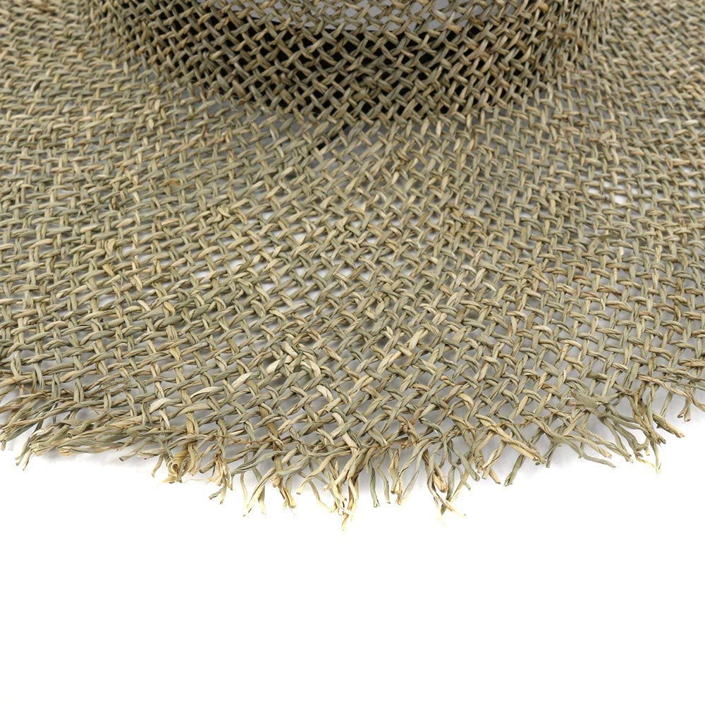 キャップ | 夏用レディース麦わら帽子 - 紫外線対策・ビーチ/旅行向け