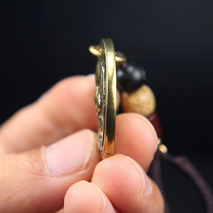 風水 インテリア | 虎干支風水キーホルダー・ブロンズゴールド