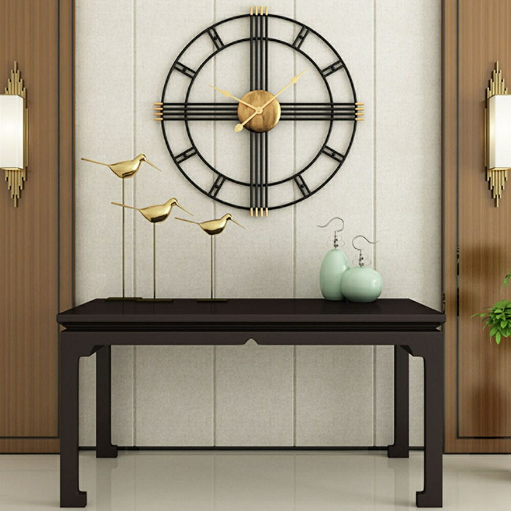 壁掛け時計 | エレガントなアイアンクロス壁掛け時計