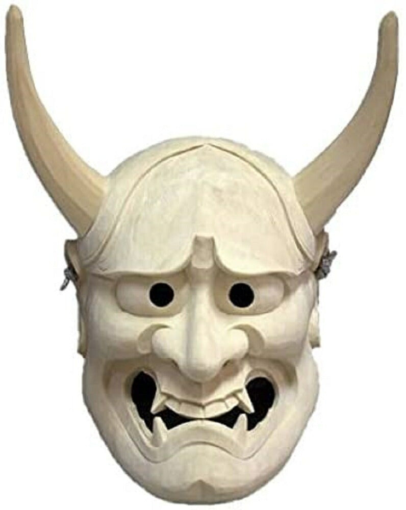 風水 インテリア | 般若面 木彫り壁掛け | 職人の手作り楠木工芸品