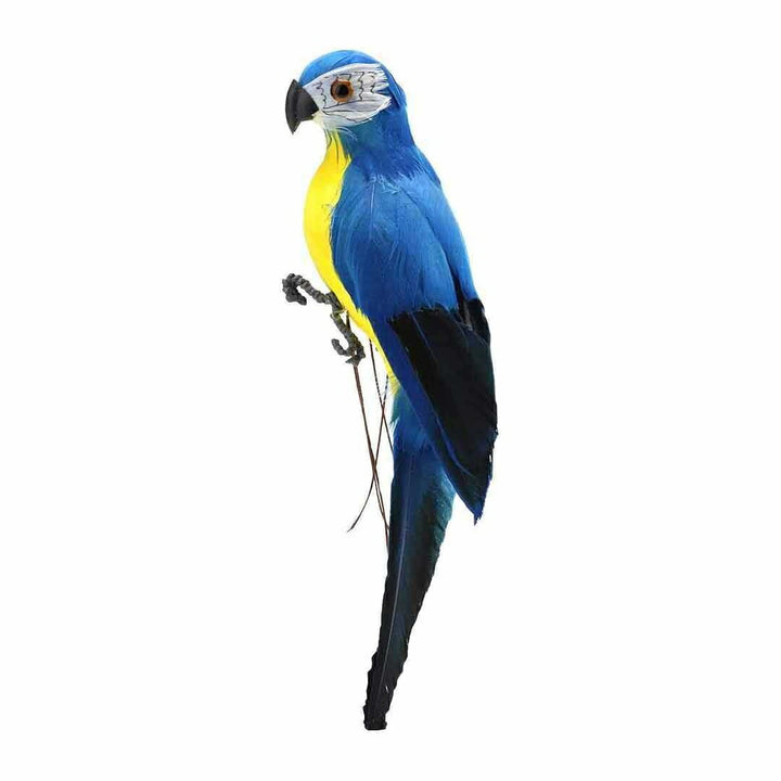 虫よけ 鳥よけ | オウム型虫よけ置物 - ブルーorレッド、家庭菜園・農業用