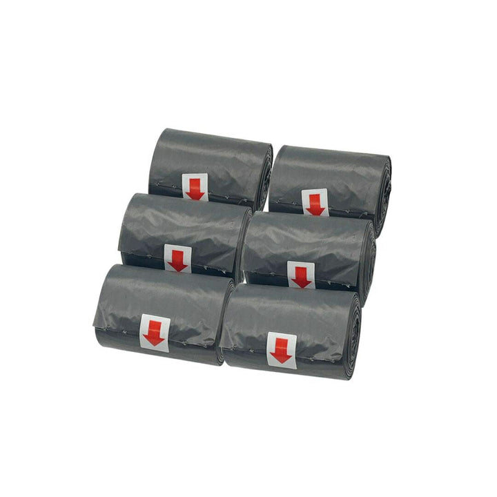 ペットグッズ | ペット用フンキャッチャーゴミ袋6ロールセット - 犬猫兼用、衛生的な散歩用品