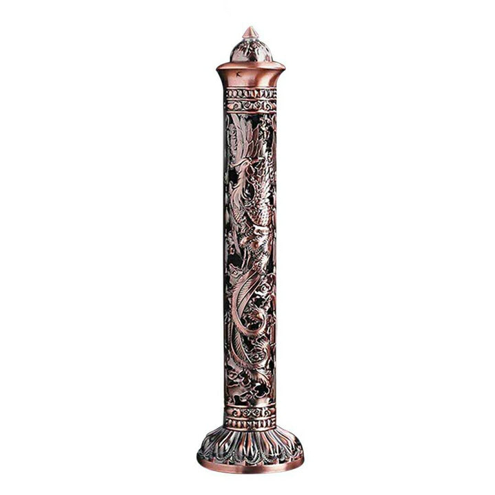 お香 | 龍と鳳凰の彫刻お香立て 選べる二色 - 開運風水インテリア