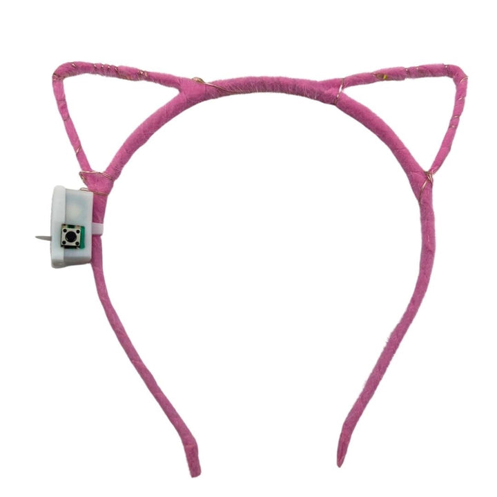 仮装 パーティーグッズ | 光る猫耳カチューシャ 5色展開 1個販売 コスプレ・パーティ向け