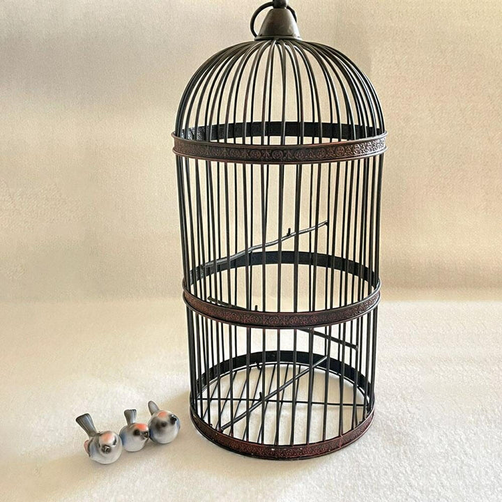 ペットグッズ | アイアンバードケージ53cm ヴィンテージ風インテリア・鳥かご