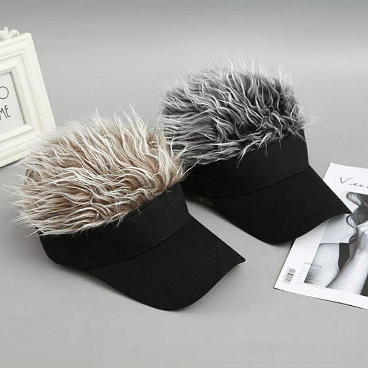 キャップ | シルバーorブラウン メンズ用ヘアバイザー ゴルフ・アウトドア対応