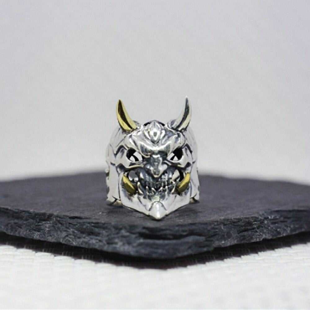 リング | ゴールド鬼角リング：開運・厄除けアクセサリー