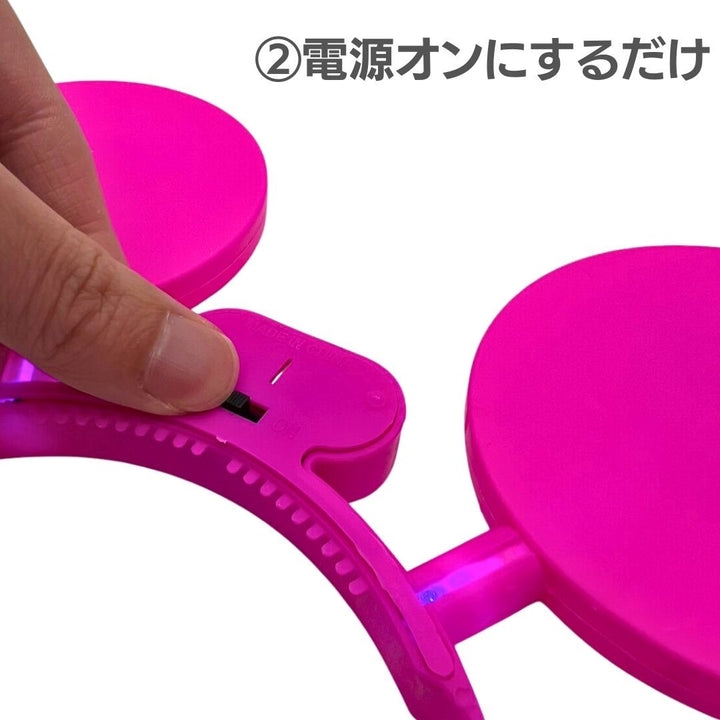 仮装 パーティーグッズ | 光る絵文字カチューシャ 5色展開 - パーティー・コスプレ向け