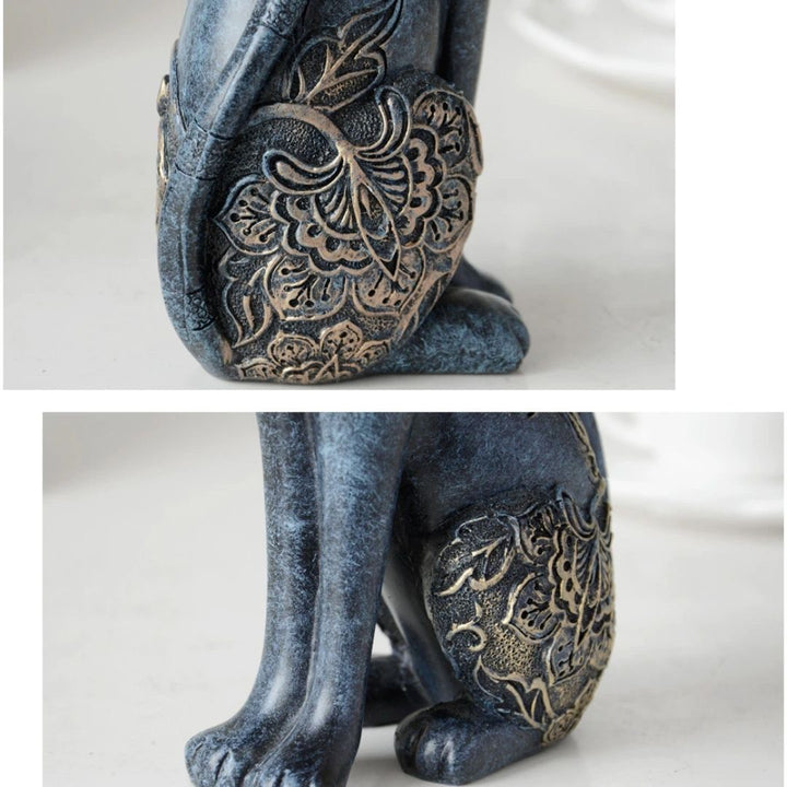 インテリア オブジェ | アラビアンキャット置物 2体セット 選べる3色