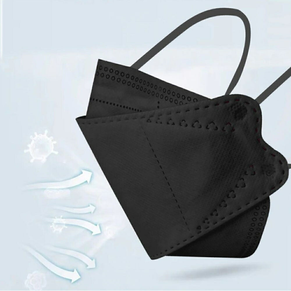 マスク | 二重立体マスク 50枚 ユニセックス【ホワイト/ブラック/ピンク】