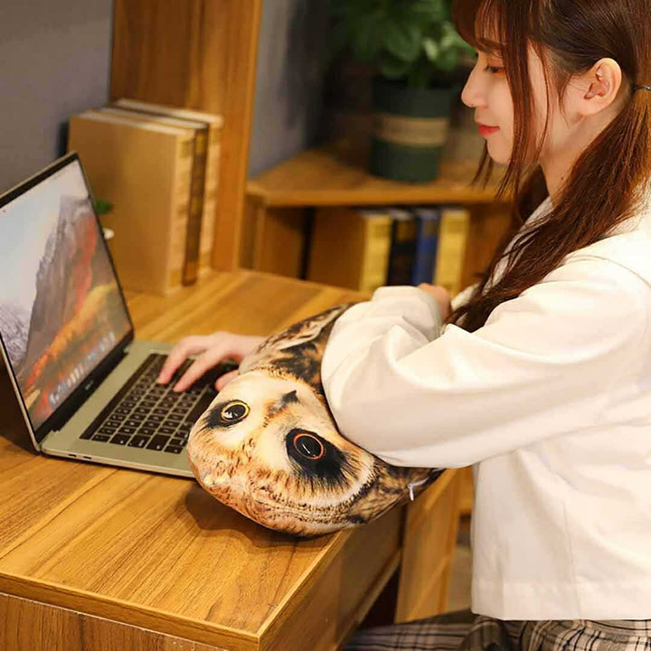 玩具 | フクロウのぬいぐるみクッション 46cm - 誕生日・クリスマスギフトに最適