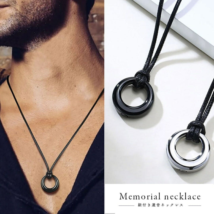 ネックレス | 遺骨カプセル ティアドロップネックレス - メモリアルジュエリー