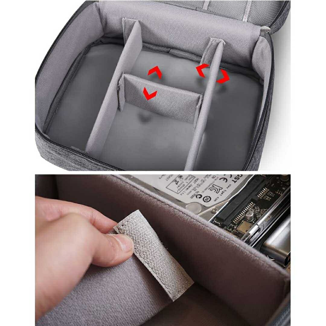 アウトドア用品 その他 | グレー旅行用ポーチ：衣類＆ランドリー収納メッシュバージョン