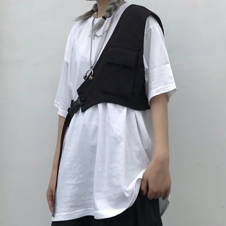 小物 その他 | アシンメトリーフィッシングベスト | 多機能・多ポケット | 男女兼用