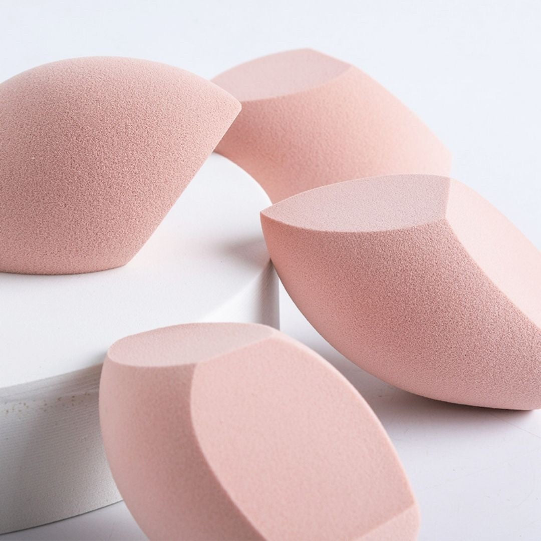 コスメティック | 選べる5カラー 柔らかい卵型・雫型メイクスポンジ