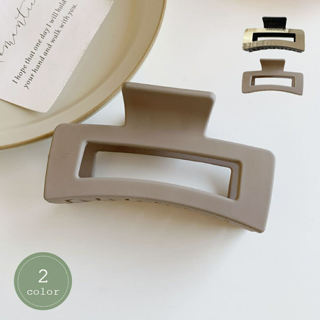 小物 その他 | モカブラウン/ゴールド ヘアクリップ 北欧ナチュラルデザイン