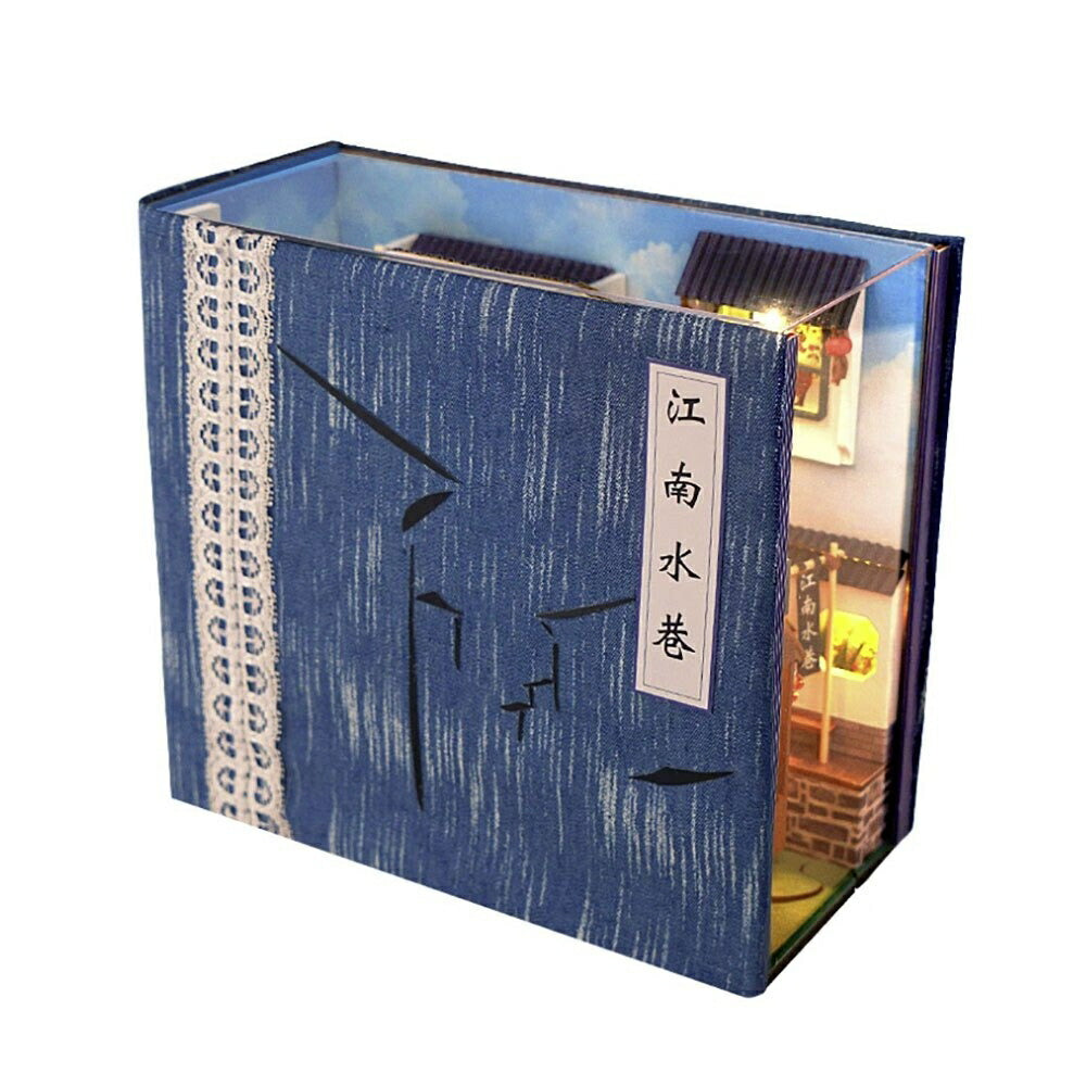 玩具 | 本棚ミニチュアドールハウスキット：中華街の秘密商店街